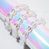 Neonweiß | Regenbogen-Supernova | Silber | Charmballa-Armband aus Galaxieglas